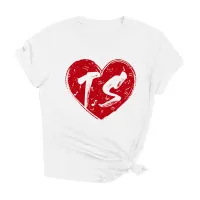 Hohololo Koszulka Damska z nadrukiem TS, Biała, Rozmiar S