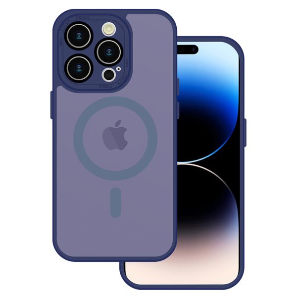 Tel Protect Magmat Case do Iphone 15 Granatowy zdjęcie 1