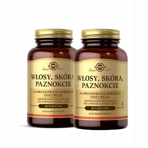Solgar Włosy skóra paznokcie 120 tabletek zapobiega wypadaniu włosów na Arena.pl