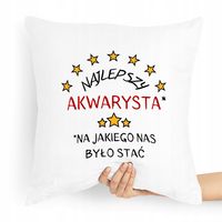 Prezent Poduszka Dla Akwarysty Akwariarza Z Nadrukiem Ze Zdjęciem