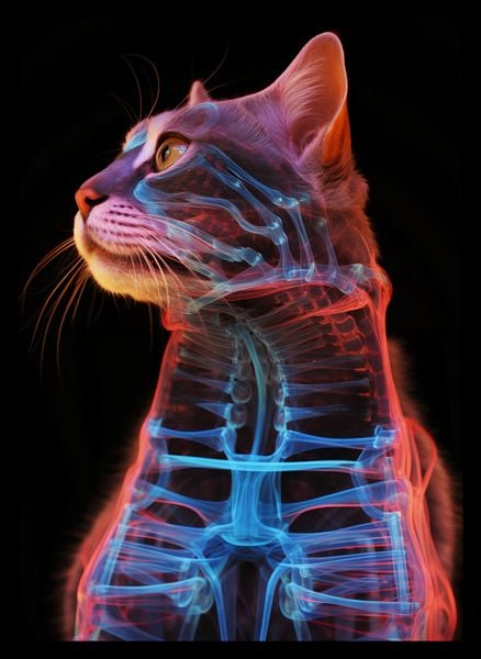 Plakat 25x35cm Anatomia Kota zdjęcie 2