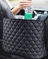 Organizer Torba Kufer do Samochodu Auta Między Fotel Pikowany Eko Skóra XXL