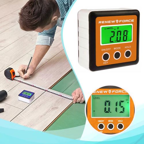 Cyfrowy Miernik Kąta LCD z Magnesem, Kątomierz, Poziomica na Arena.pl