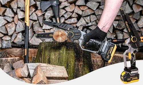 Pilarka Piła Łańcuchowa Akumulatorowa Bezszczotkowa 2XAKU 8 Cali na Arena.pl