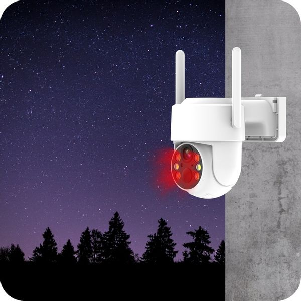 SOLARNA KAMERA WIFI 4MPX SMART ZEWNĘTRZNA OBROTOWA IP BEZPRZEWODOWA ALARM zdjęcie 9