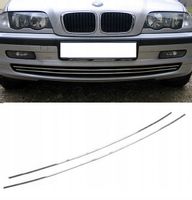 BMW 3 E46 98-01 Listwy CHROM GRILL Zderzak Atrapa