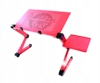 Stolik składany chłodzący pod laptop ALU 42x26cm