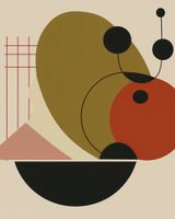 Plakat 40x50cm Geometryczny Balans