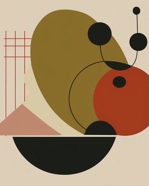 Plakat 40x50cm Geometryczny Balans zdjęcie 1
