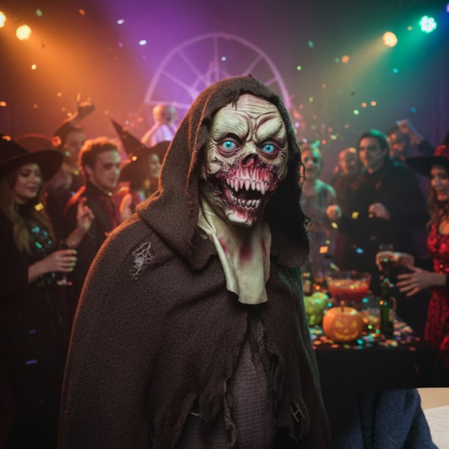 Maska halloween Wampir przebranie kostium na Arena.pl