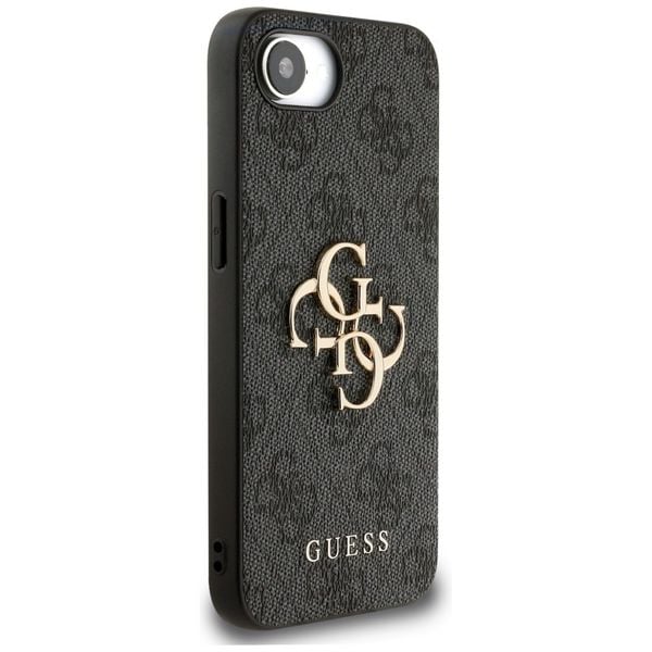 Etui Guess 4G Big Logo do iPhone 16e czarny zdjęcie 4