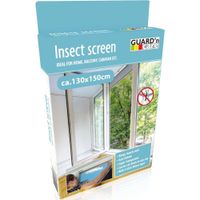 Moskitiera na okno 130 x 150 czarna poliester + taśma rzep