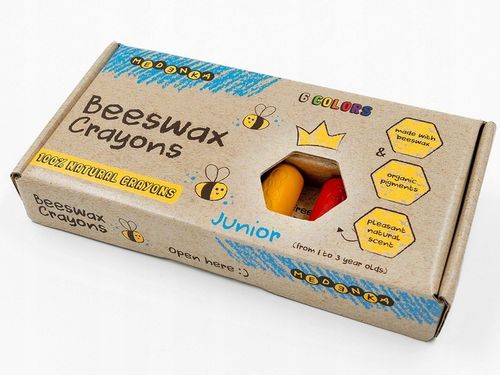 MEDENKA 100% natural kredki z wosku pszczelego 1+ na Arena.pl