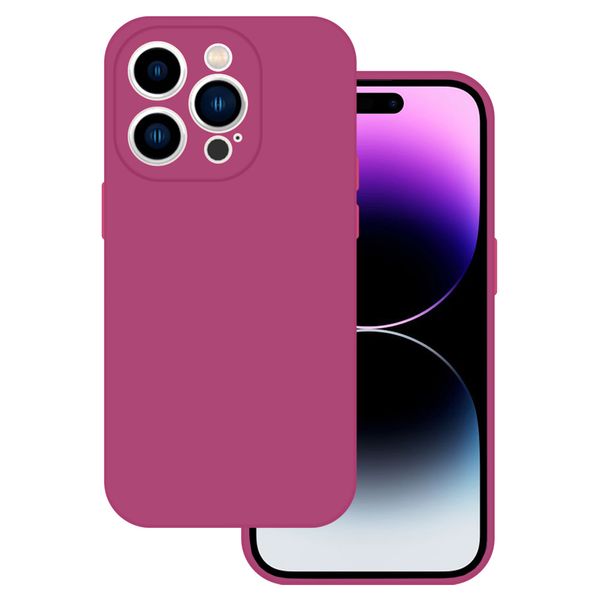 Tel Protect Silicone Premium do Iphone 14 malinowy zdjęcie 1