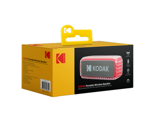 Głośnik mobilny Kodak PWS-2238 czerwony BT IPX6 FM TWS na Arena.pl