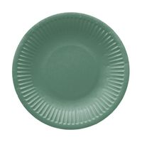 talerz papierowy okrągły "dark green" śr. 18 cm 8 szt.