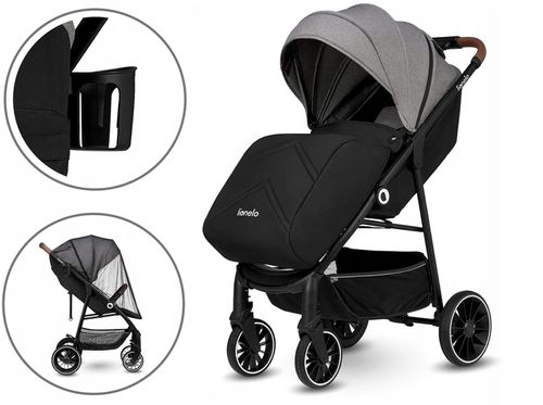 Wózek Spacerowy Lekki Lionelo Alexia Duże Koła na Arena.pl