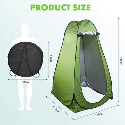 PRZEBIERALNIA PRZENOŚNA NAMIOT PLAŻOWY KEMPINGOWY NA PRYSZNIC TOALETA WC na Arena.pl