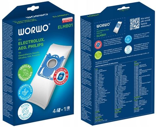 12 X WORKI DO ODKURZACZA ELECTROLUX PHILIPS AEG WORWO ELMB01 na Arena.pl