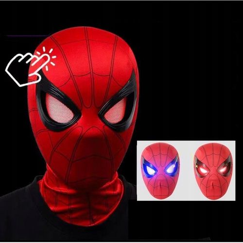 Spiderman MASKA OCZY SĄ RUCHOME SUPER HERO MASKA COSPLAY na Arena.pl