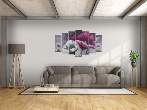 Obraz Malowane maki 140x80 canvas na Arena.pl