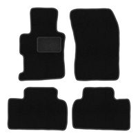 Dywaniki samochodowe welurowe do: Honda Civic IX 2011-2016 sedan czarne
