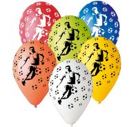balony piłka nożna 12" 5szt