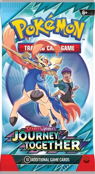 Pokémon TCG: Journey Together Booster Pack + kod - oryginał zdjęcie 1