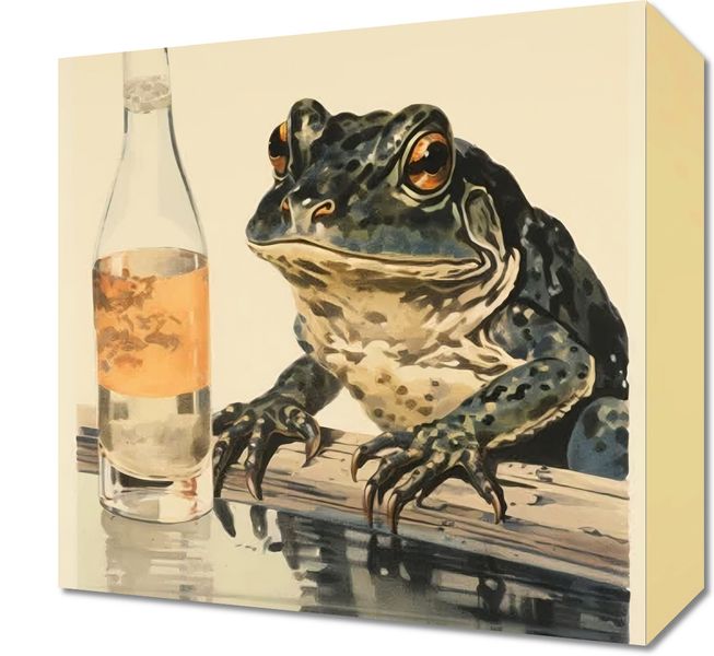 Obraz 30x30cm Refleksje Błotniaka zdjęcie 1