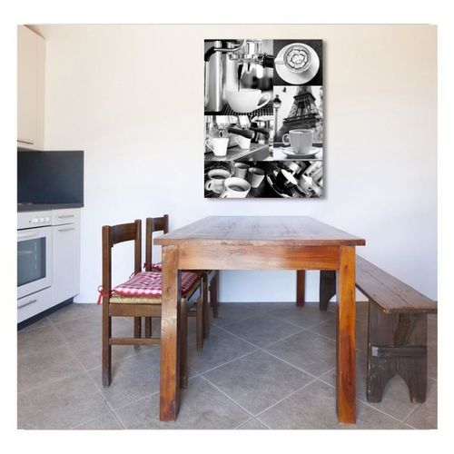 Obraz na płótnie - Canvas, Coffee Czarno-białe 30x40 na Arena.pl