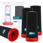 3x Kompletny filtr Sillar ochrony silnika do odkurzacz Bosch Flexxo