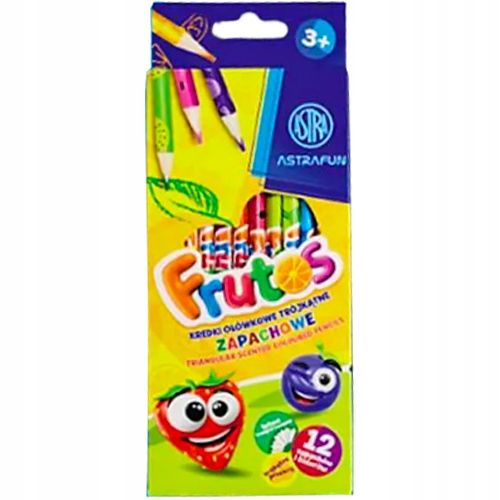 Kredki Ołówkowe Zapach.trójk. Astrafun Frutos na Arena.pl