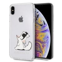 karl lagerfeld klhci65cfnrc iphone xsmax hardcase transparent