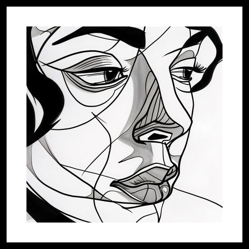 Plakat 30x30cm Portret Kobiecy na Arena.pl
