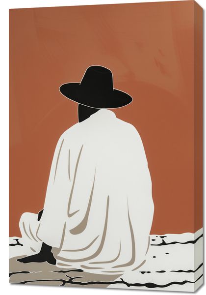 Obraz 60x90cm Rozmyślania w Oddali zdjęcie 1