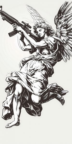 Plakat 50x100cm Anioł Wojny zdjęcie 1