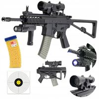 KARABIN MASZYNOWY SNAJPERSKI PISTOLET NA KULKI CIĘŻKI DUŻY 6mm GRATIS KULKI