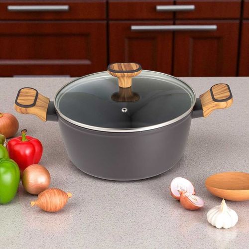 garnek multiclad 24cm z pokrywą bergner bg-56037 charcoal na Arena.pl