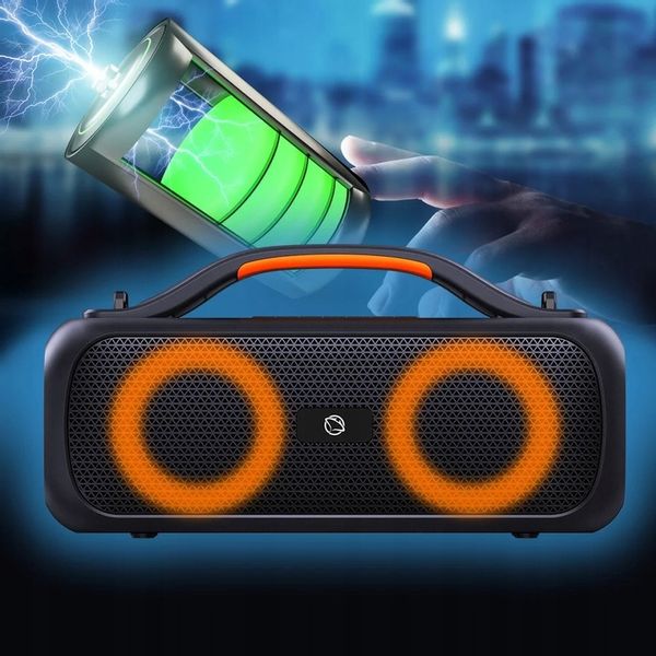 GŁOŚNIK BLUETOOTH MANTA SPK216 XBASS RADIO TWS asyst głos Zestaw SDHC 32GB zdjęcie 12