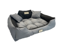 Legowisko personalizowane KINGDOG 115x95 ciemno szare