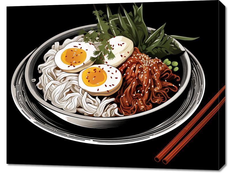 Obraz 90x70cm Ramen w Sztuce zdjęcie 1