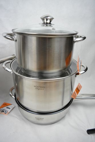 GARNKI HOFFMAN 12  GAZ INDUKCJA na Arena.pl