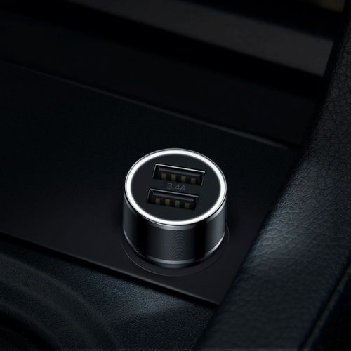 BASEUS C01 2-PORT USB CAR CHARGER BLACK na Arena.pl