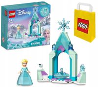 LEGO DISNEY 43199 Dziedziniec zamku Elzy Kraina Lodu torba na prezent
