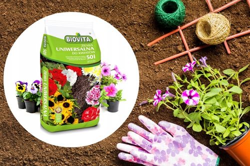 BIOVITA ZIEMIA UNIWERSALNA DO KWIATÓW ROŚLIN 50L na Arena.pl