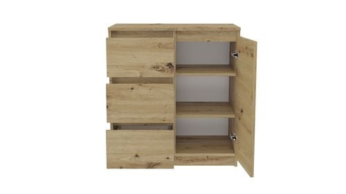 KOMODA MALAGA 1D3S DĄB ARTISAN na Arena.pl