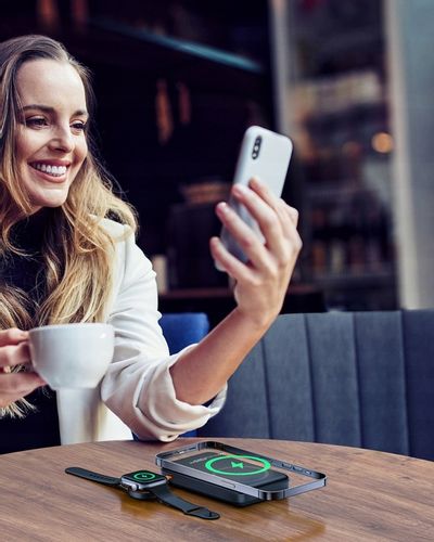 INNOSTYLE POWERDUO 2W1 SZYBKI POWERBANK INDUKCYJNY DO MAGSAFE WATCH 10000 na Arena.pl