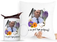 Zestaw Poduszka + Kubek Prezent Andrzej Duda Pis Z Nadrukiem Ze Zdjęciem