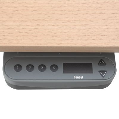 Biurko komputerowe ergonomiczne regulowane + panel sterujący LCD z programowalnymi 9-pozycjami zdjęcie 12