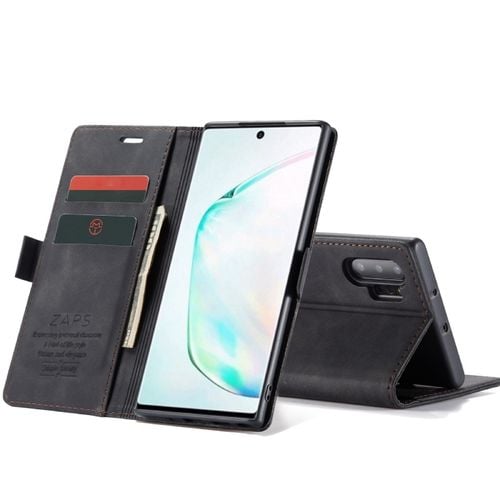 ETUI Z KLAPKĄ SPACECASE WALLET CASE SKÓRZANE DO GALAXY NOTE 10+ + FOLIA na Arena.pl